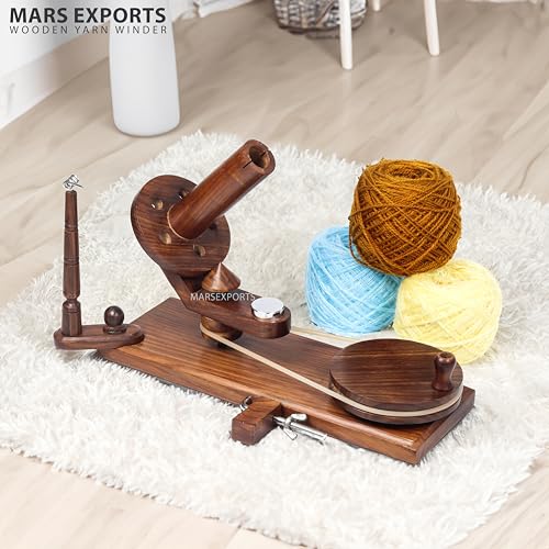 Wooden Yarn Winder & Yarn Swift for Knitting and Crocheting