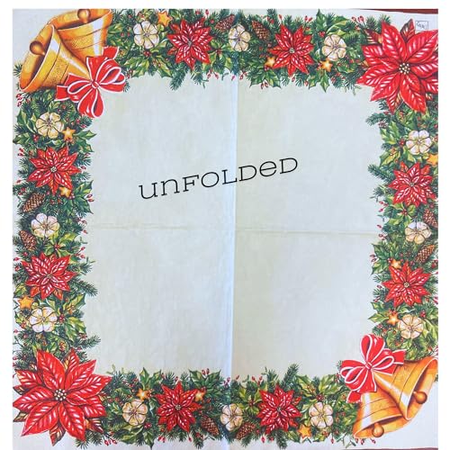 20 ct 13x13 Christmas Paper Decoupage Napkins (20 Count)