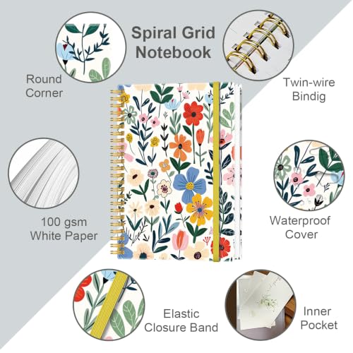 Graph Spiral Journal Notebook
