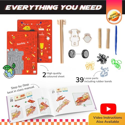 DIY Racing Car STEM Toy for Kids 6