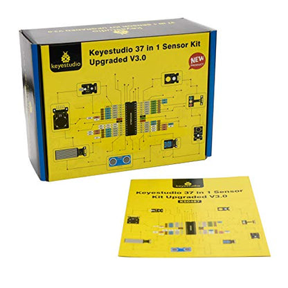 37 in 1 Sensor Kit 37 Sensors Modules Starter Kit for Arduino Mega R3 2560 Raspberry Pi Programming