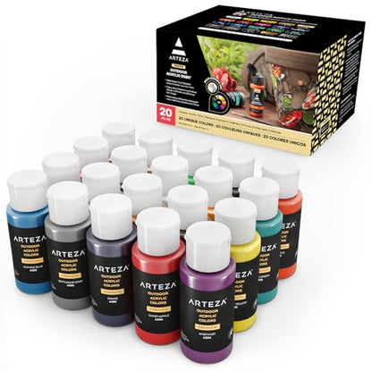 Outdoor Acrylic Paint Set (20 Fl Oz)