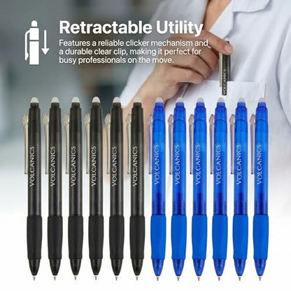 Retractable Clicker Erasable Gel Pens (36 Count)
