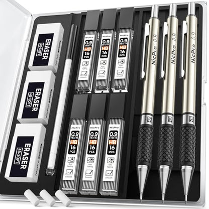 0.9 mm Art Mechanical Pencil Set in Storage Case