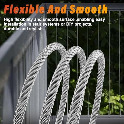 Stainless Steel Cable for Railing (25 Foot)