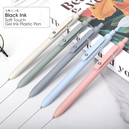 Gel Pens 10pcs 0.5mm Quick Dry Black Ink Fine Point Pens (10 Count)