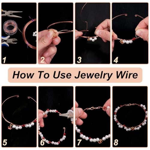 19.6 Feet 22 Gauge Half Round Copper Wire