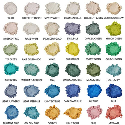 Mica Powder 72 Colors (720 grams)