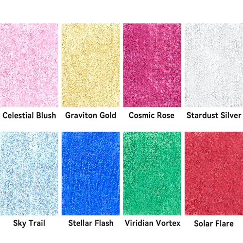 Galaxy Glitter Acrylic Paint Set (5.68 Fl Oz)