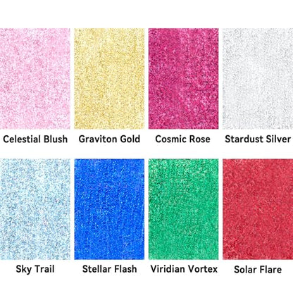 Galaxy Glitter Acrylic Paint Set (5.68 Fl Oz)