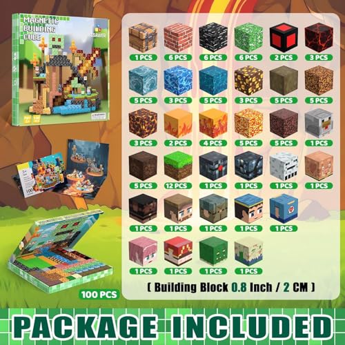 Magnetic Blocks (100 Count)