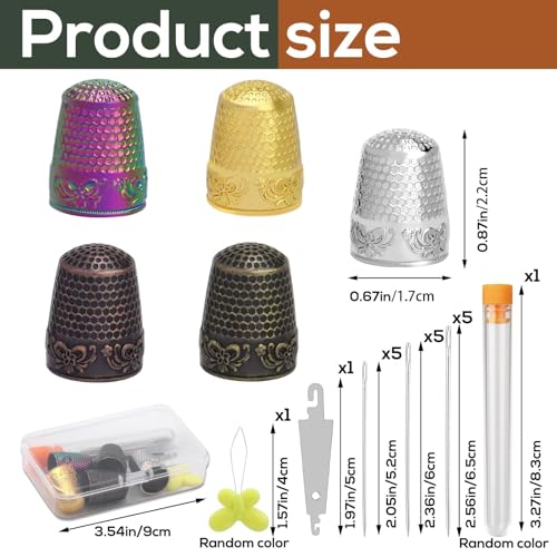 24 Pcs Thimbles Set (24 Count)
