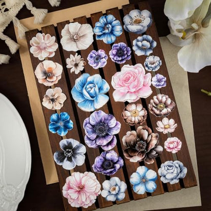6 Rolls Floral Washi Tape Set