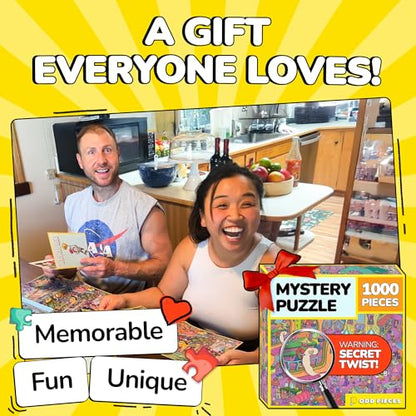 Jigsaw Puzzles 1000 Pieces with Storytelling Comics (1000 Count)