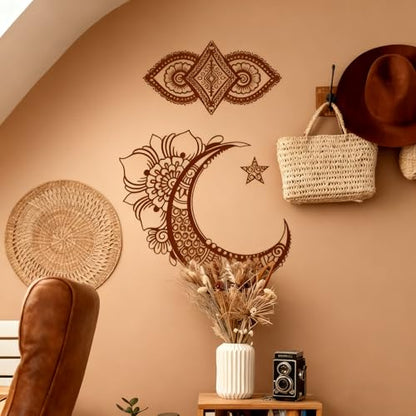A4 Reusable Palace Moon Flower Stencil for Painting