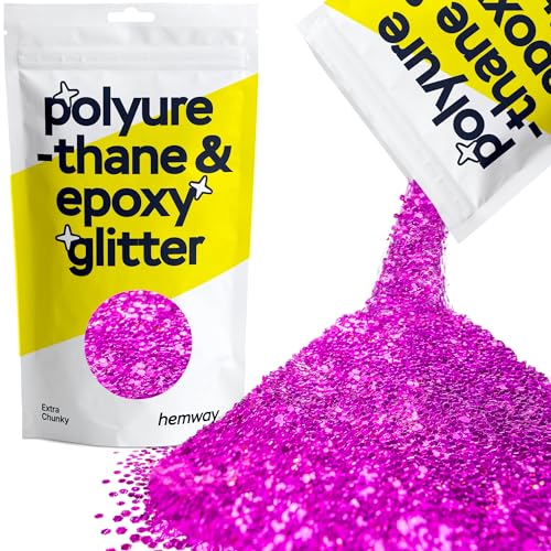 Resin Glitter Fuchsia Pink 100g Extra Chunky (3.5274 Ounce)
