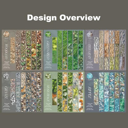 Nature Inspired Washi Tape Set (6 Count)