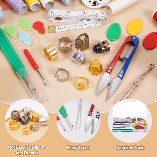 20 Pcs Sewing Thimble Kit (20 Count)