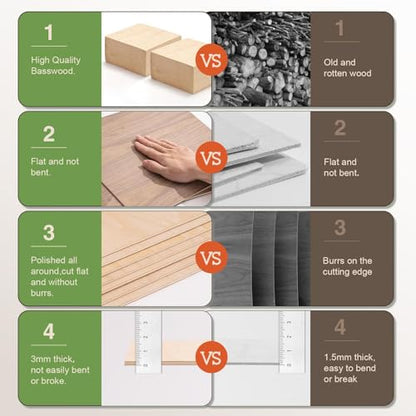 8 Pack Maple Plywood Sheets