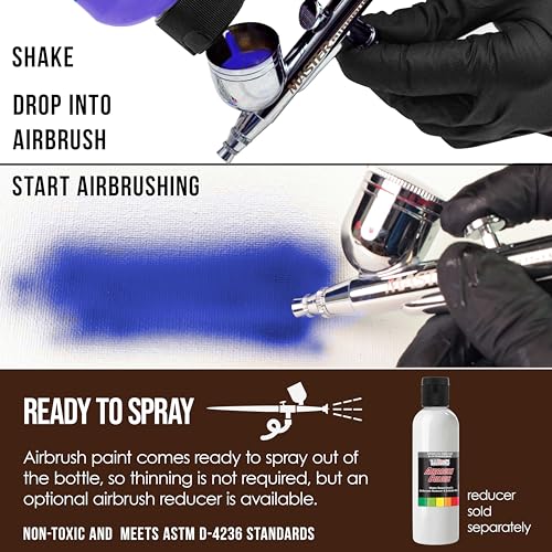 Opaque Coffee Brown Acrylic Airbrush Paint (8 Ounce)