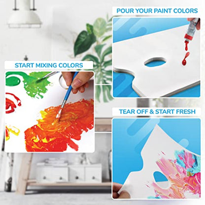 2X Disposable Palette Paper 9x12 Inches