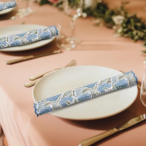 Hand Block Print Cloth Napkins (4 Count)