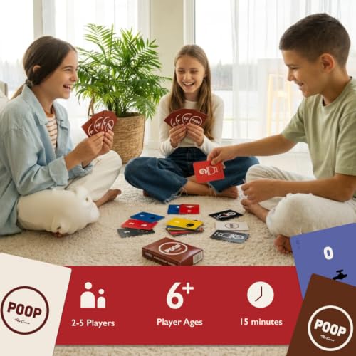 Poop The Game New Edition Card Game for 2
