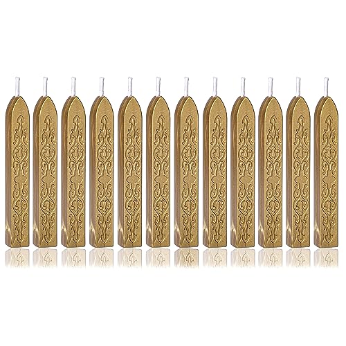 12Pcs Sealing Wax Sticks for Wax Seal Stamp (12 Count)