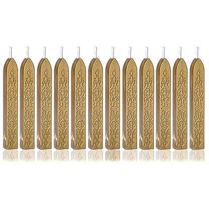 12Pcs Sealing Wax Sticks for Wax Seal Stamp (12 Count)