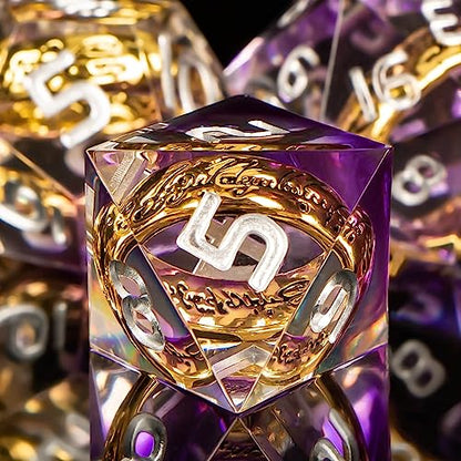 Magic Lord Rings DND Dice Set with Box