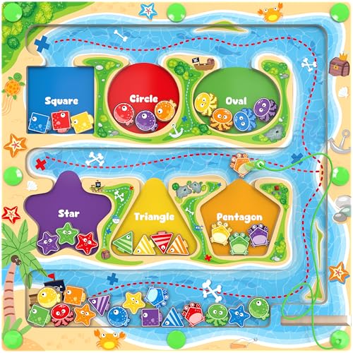 Magnetic Color & Shape Maze (36 Count)