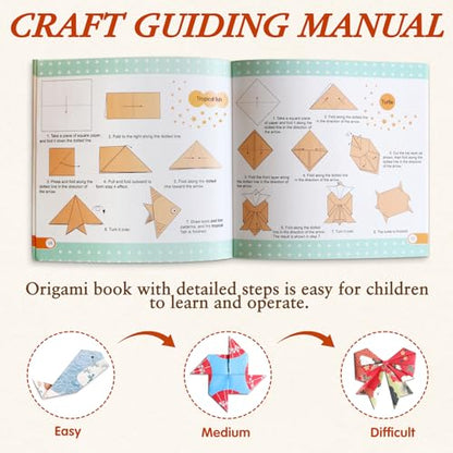 360 Pcs Origami Paper Kit (360 Count)