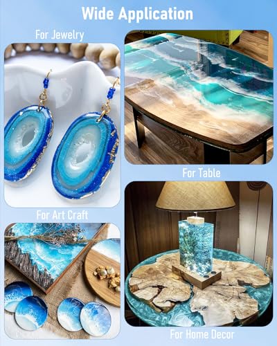 2 Gallon Crystal Clear Epoxy Resin (256 Fl Oz)