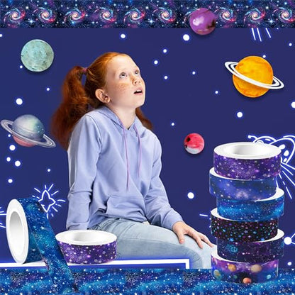 12 Rolls Starry Sky Washi Tape Set (12 Count)