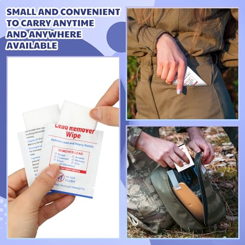 50 Pack Lead Remover Wipes for Shooting Hand Surface (50 Count)