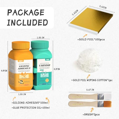 Gold Leaf Adhesive (100 Count)