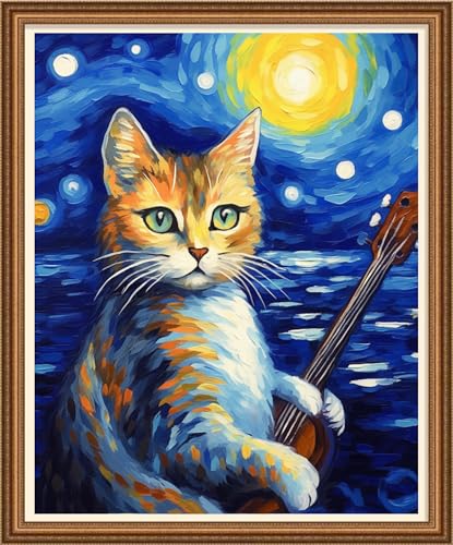 Cross Stitch Stamped Full Embroidery Kits DIY 11CT Cotton Thread Printed DIY Needlepoint Kits Craft Needlework Set Cross