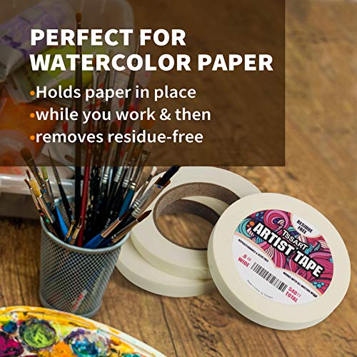 3 Pack White Artist Tape (3 Count)