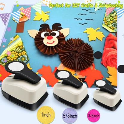 Circle Punch Circle Hole Punch Set (3 Count)