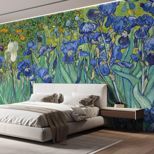 Wall Sticker Wall Mural Irises by Vincent Van Gogh Dutch Impressionism
