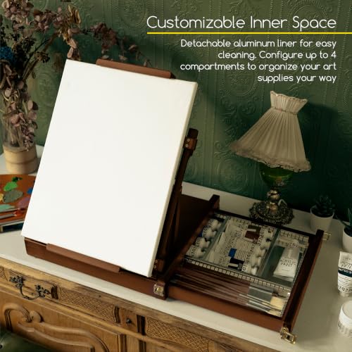 Portable Tabletop Easel for Painting