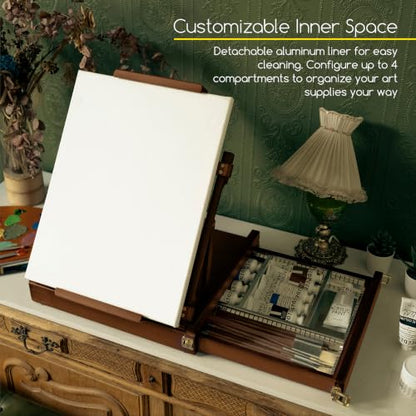 Portable Tabletop Easel for Painting