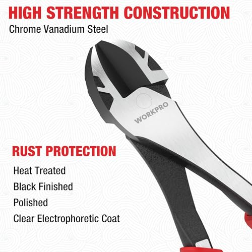 8 Inch High Leverage Diagonal Pliers