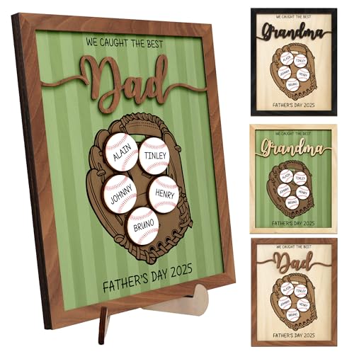 Personalized We Caught the Best Dad Baseball