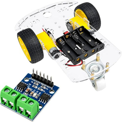 2WD Robot Car Chassis Kit with L9110S Dual Motor Driver