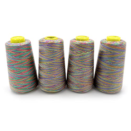 4 Cones of 3000 Yards Each Spool Thread for All Purpose