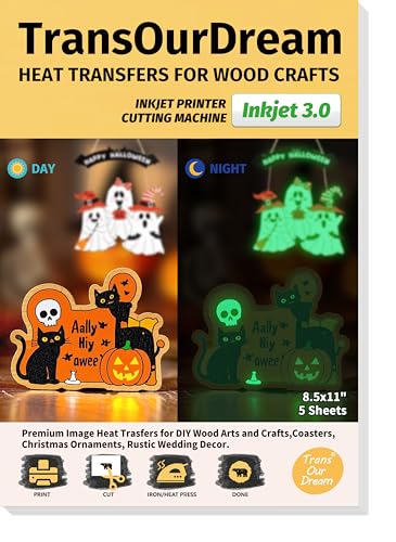 Printable Heat Transfer Paper for Wood (30 Ounce)