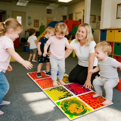 Sensory Floor Tiles for Toddlers 3+ (4 Count)