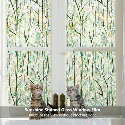 Window Privacy Film Stained Glass