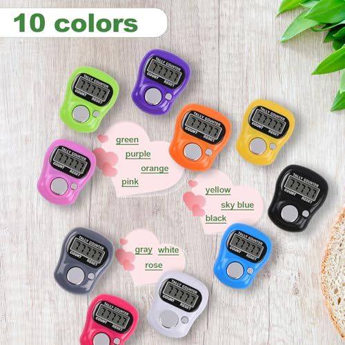 Tally Counter Electronic Finger Counter Digtal Clicker Counter 10pc
